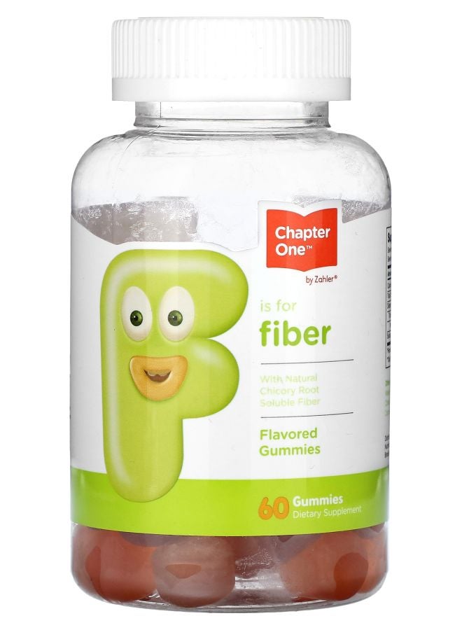 Chapter One F Is For Fiber Flavored 60 Gummies