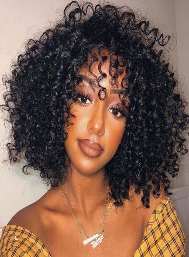إييريا 7 عبوات من شعر كروشيه مجعد قصير من GoGo Curl بطول 6 بوصات للنساء، ضفائر كروشيه مموجة عميقة على الشاطئ، ضفائر كروشيه صناعية (6 بوصات، 1B) - Image 1