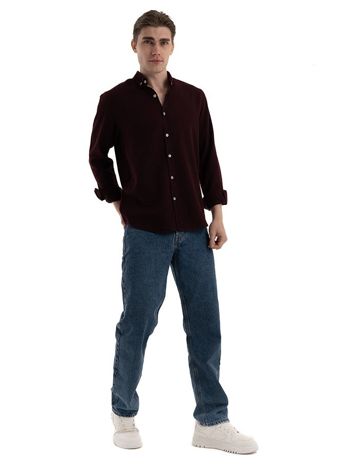 clever - Shirt, Men's  Stylish Soft And Flexible, Pique Byzantine - Image 1