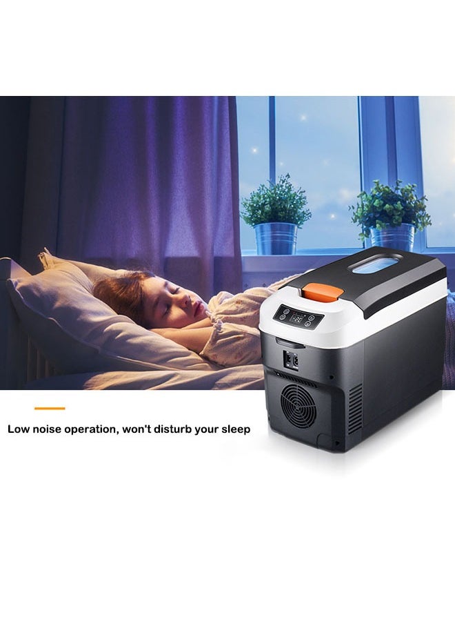 Arabest - 12L Portable Car Refrigerator,Used for Trucks Catering Car and Ship Compact Freezing Small Electric Cooler for Outdoor Camping/Traveling(Black) - Image 1