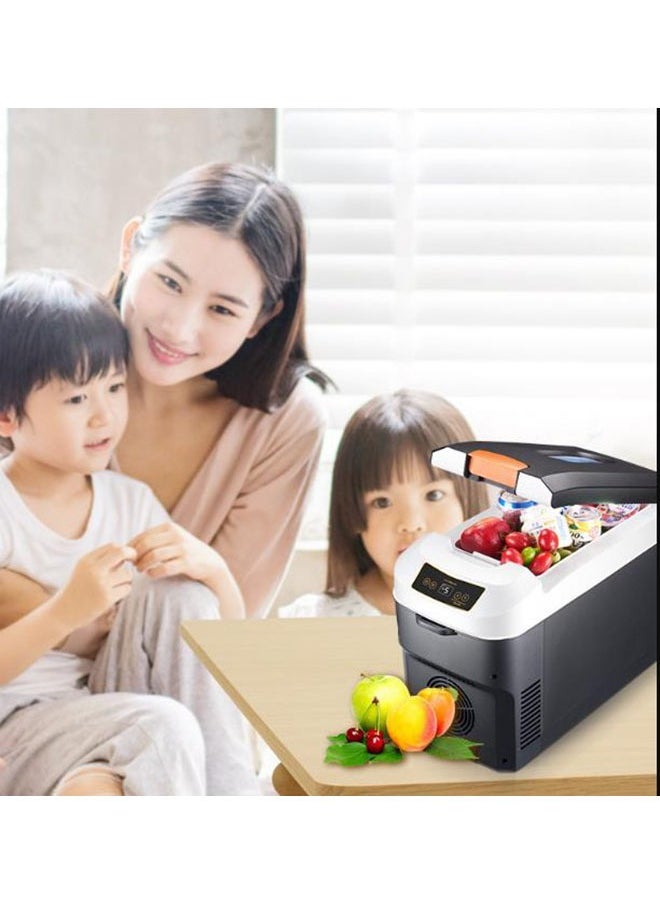 Arabest - 12L Portable Car Refrigerator,Used for Trucks Catering Car and Ship Compact Freezing Small Electric Cooler for Outdoor Camping/Traveling(Black) - Image 1