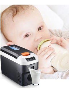12L Portable Car Refrigerator,Used for Trucks Catering Car and Ship Compact Freezing Small Electric Cooler for Outdoor Camping/Traveling(Black)