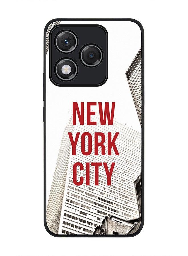 Stylizedd For Honor 400 Lite Case,Slim fit Camera Protection, Shockproof Thin Phone cover  - New York - Skyscraper