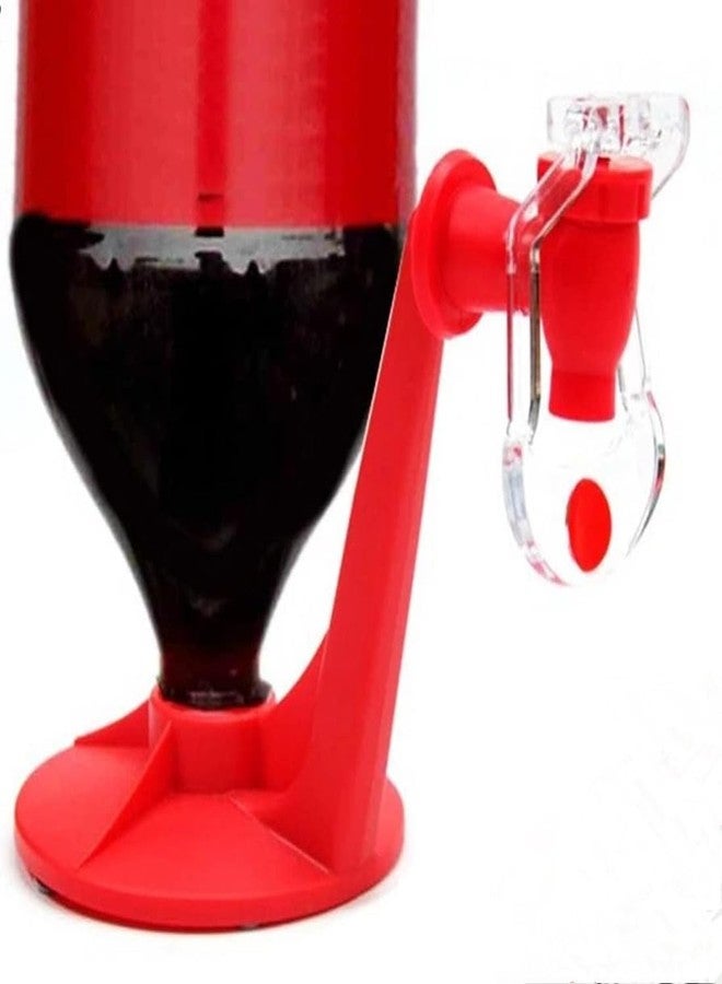 FIRSTONE 2 Liter Beverage Dispenser, 2 Liter Soda Dispenser for Fridge Coke Drink Dispenser Party Bar, Red - Image 1