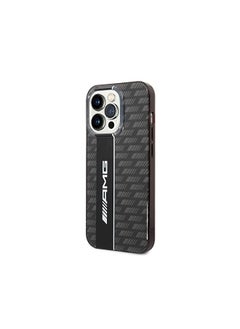 AMG Transparent Double Layer Case With Carbon Pattern Ii For Iphone 14 Pro Max Black  - Image 2