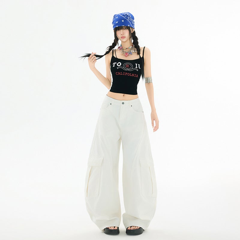 Unisex Classic Denim Jeans Loose Fit Daily Outdoor Wear - Image 3