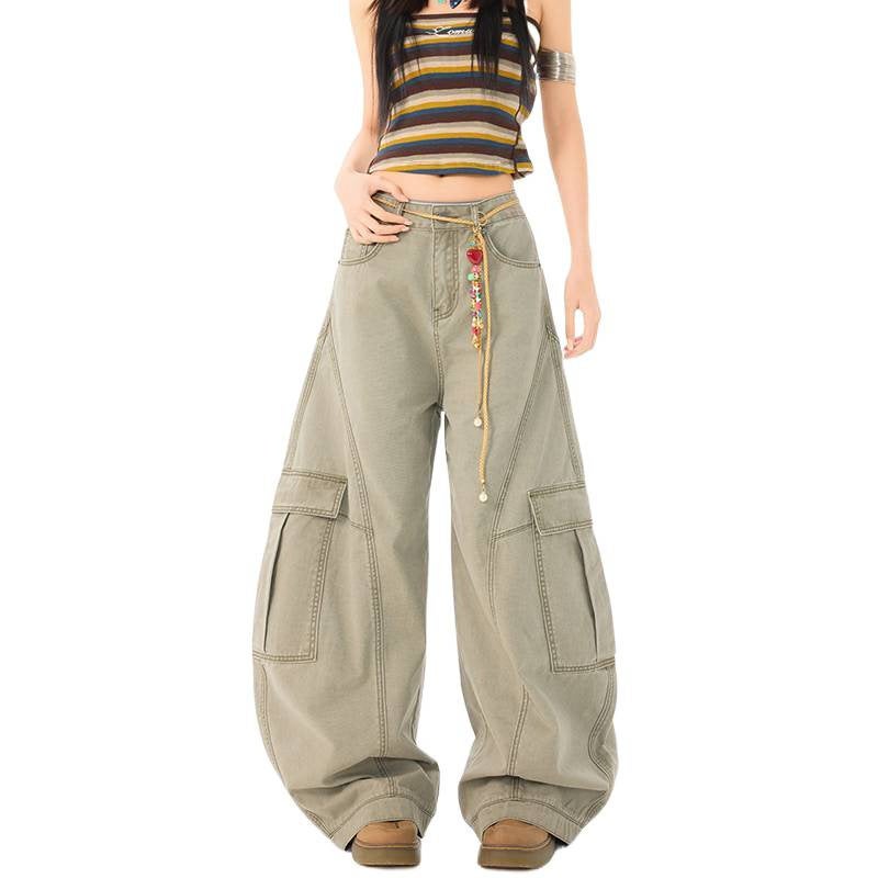 Unisex Classic Denim Jeans Loose Fit Daily Outdoor Wear - Image 5