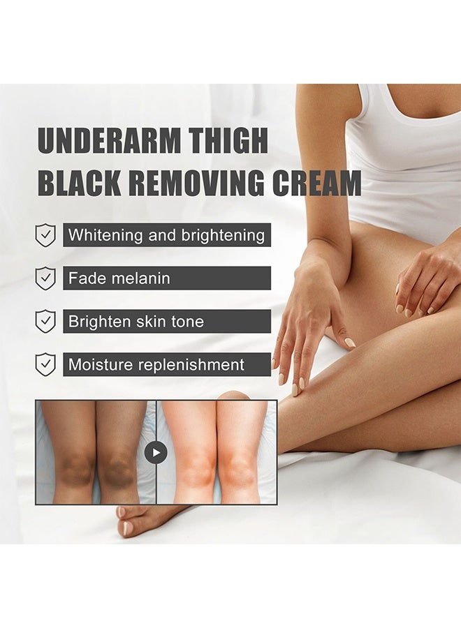 Jaysuing Snow Bleach Cream for Part Underarm , Dark Skin  Cream for Dark Spots, Face and Body Skin Lightening Cream for Intimate Areas Brightening - Image 2