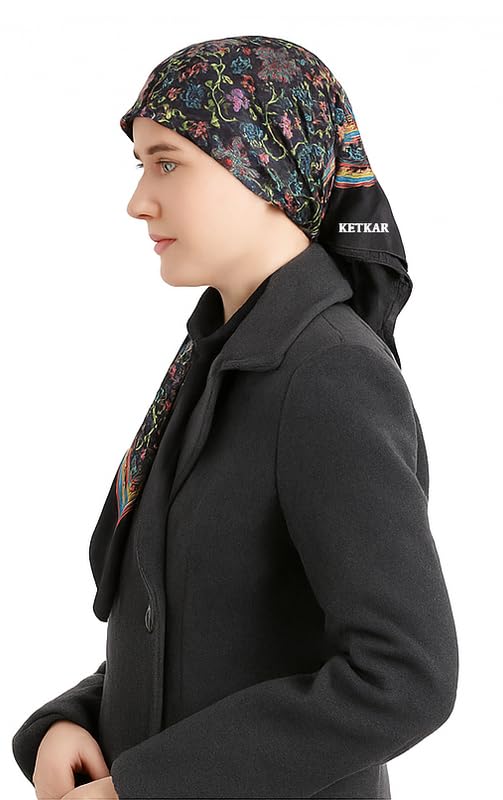 KETKAR Women’s Wool Winter Scarf | Soft & Warm Woolen Muffler | Stylish Cold Weather Wrap for Women | Pack of 1_Black - Image 4