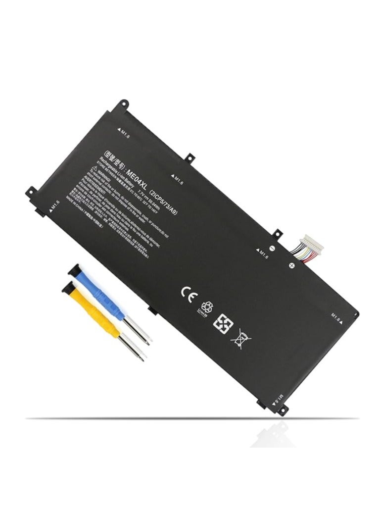 Terabyte بطارية لابتوب بديلة ME04XL ME04 ME04050XL 937434-855 HSTNN-IB8D 937519-171 937519-1C1 MEO4XL لجهاز HP Elite X2 1013 G3 (7.7V 50.04Wh) - Image 1