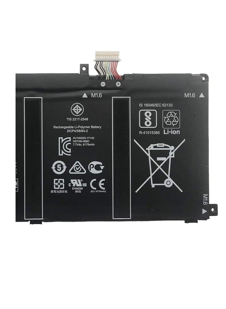 Terabyte بطارية لابتوب بديلة ME04XL ME04 ME04050XL 937434-855 HSTNN-IB8D 937519-171 937519-1C1 MEO4XL لجهاز HP Elite X2 1013 G3 (7.7V 50.04Wh) - Image 4