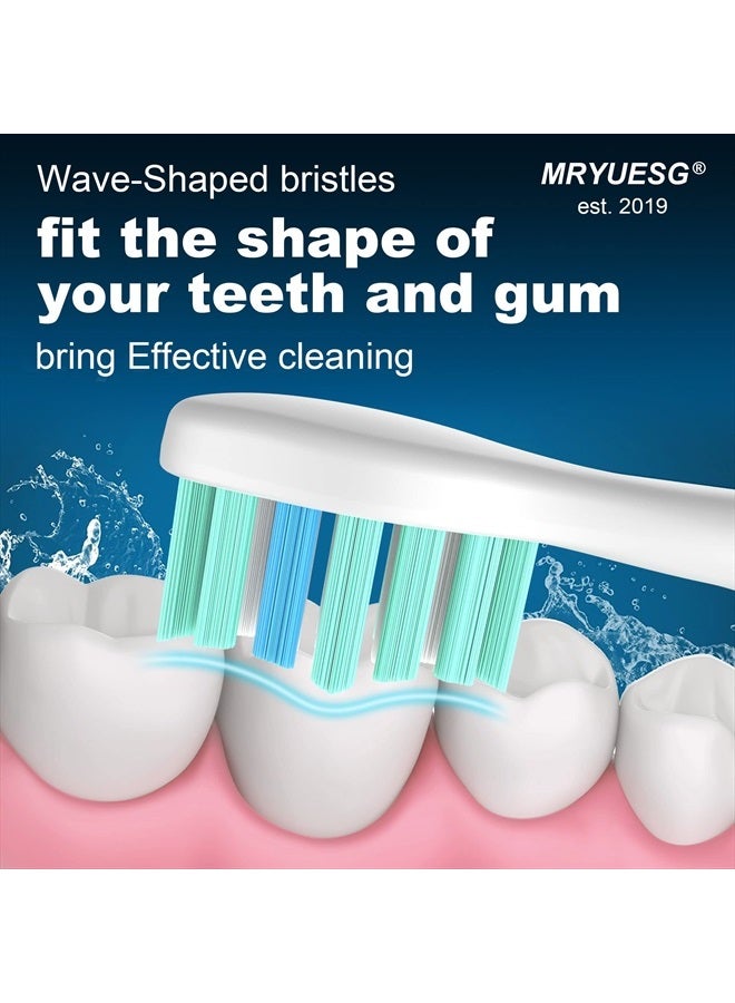MRYUESG Replacement Toothbrush Heads for Philips Sonicare Replacement Heads, 10 Pack, Electric Tooth-Brush Head Compatible with Phillips Sonic Care - Image 4