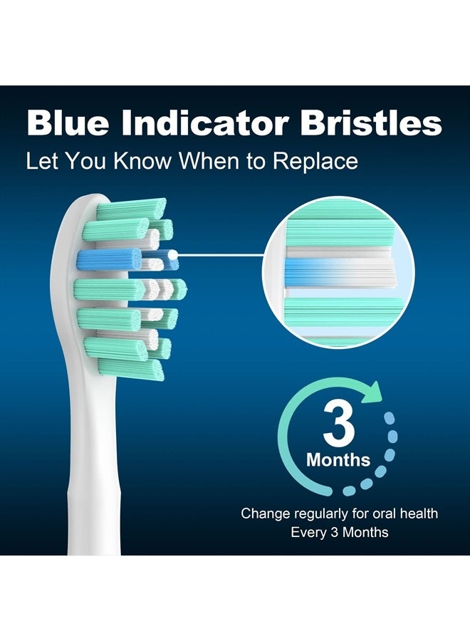 MRYUESG Replacement Toothbrush Heads for Philips Sonicare Replacement Heads, 10 Pack, Electric Tooth-Brush Head Compatible with Phillips Sonic Care - Image 5