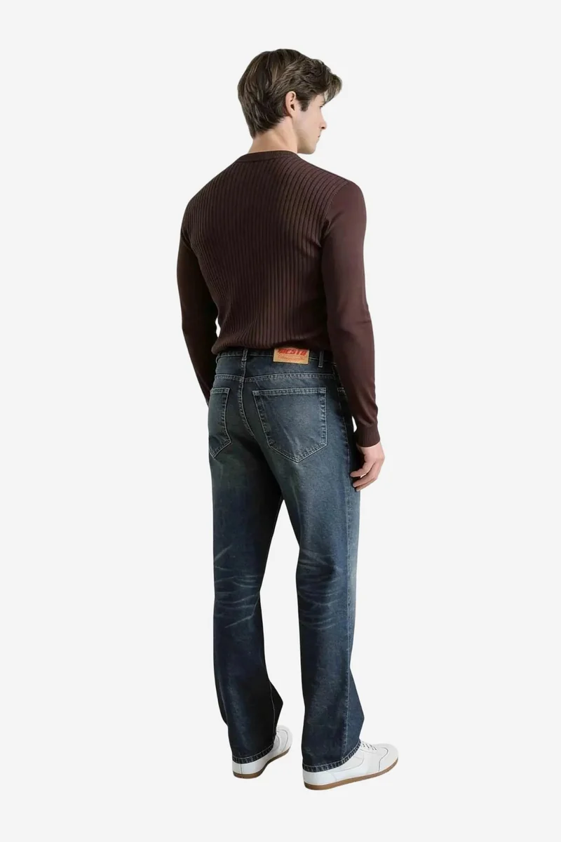 Giesto GIESTO Slim Fit Long Sleeve Button Collar T-Shirt