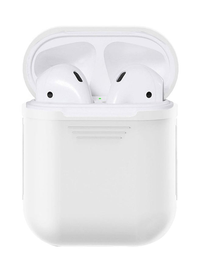 Protective Charging Case Cover For Apple AirPods White