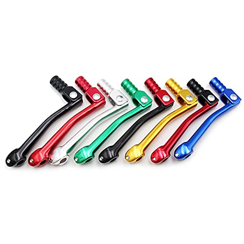 PRO BAT Folding Gear Shifter Shift Lever CNC Aluminum Gear Shifter Shift Lever for Motorcycle ATV Apollo SSR 125cc kayo Dirt 110cc 150cc 160cc KLX CRF50 Bike Pit Bike Black&Red - Image 2