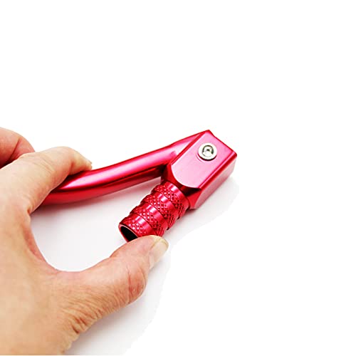PRO BAT Folding Gear Shifter Shift Lever CNC Aluminum Gear Shifter Shift Lever for Motorcycle ATV Apollo SSR 125cc kayo Dirt 110cc 150cc 160cc KLX CRF50 Bike Pit Bike Black&Red - Image 5