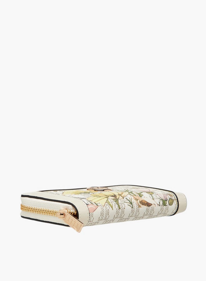 ELLE Floral Print Zip Around Wallet  - Image 4