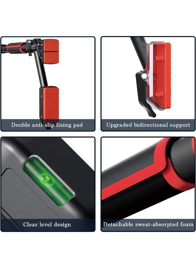 founder Pull Up Bar for Doorway, Chin Up Bar Door Frame No Screw Upper Body Workout Bar with Locking Portable Adjustable Width Gym System Trainer Wall Mounted Door Exercise Equipment for Home Fitness - Image 5