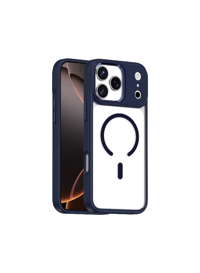 GREEN LION iPhone 17 Pro MagSafe Titan Case with High Grade Protection & Metal Buttons / Camera Protection / Comfortable Grip / Anti-Scratch / Drop Protection - Blue - Image 1