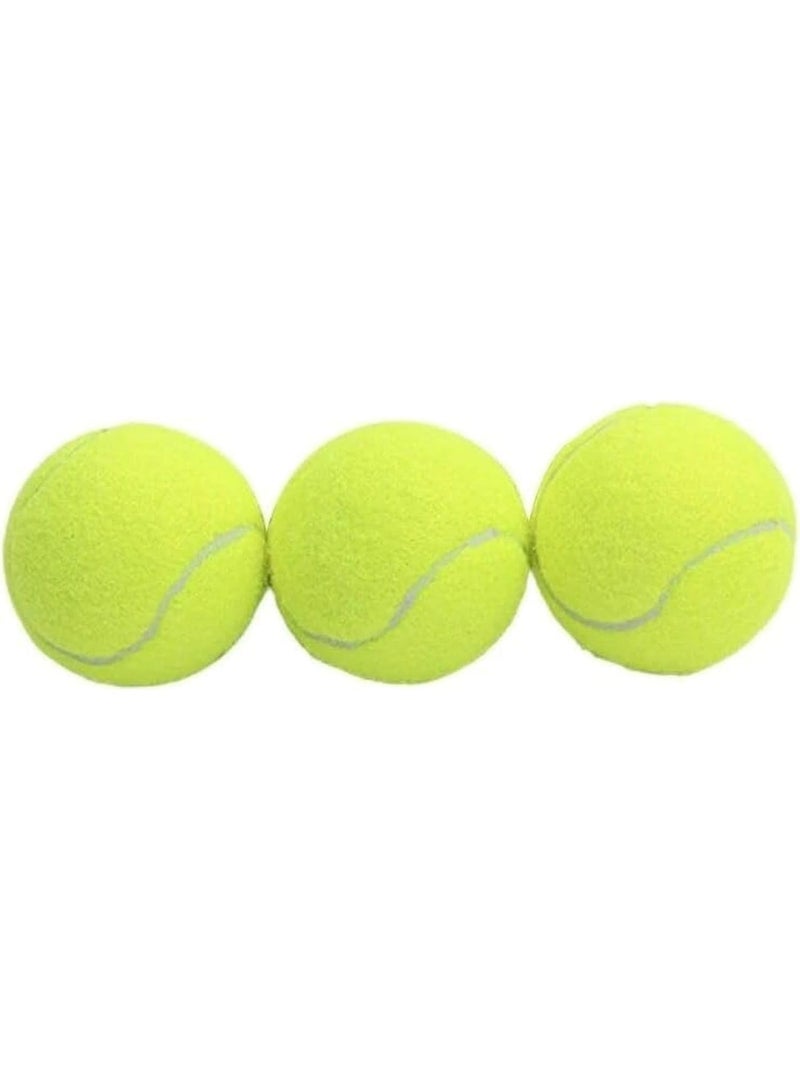 3 Yellow Tennis Ball Regulation Size for Practice, Training & Play - Image 3