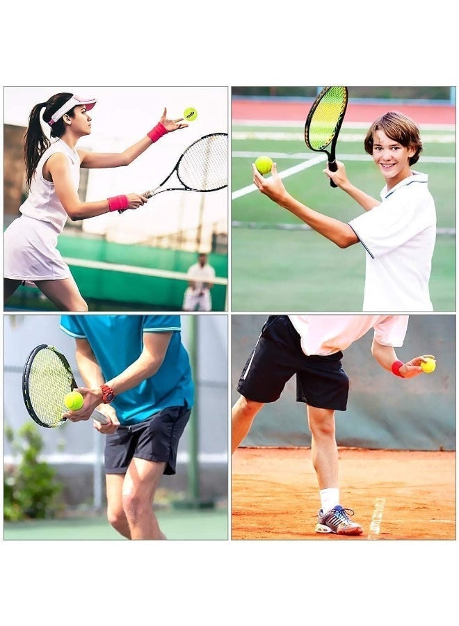 3 Yellow Tennis Ball Regulation Size for Practice, Training & Play - Image 4