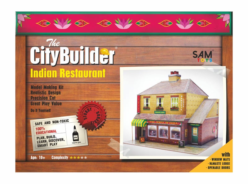 The CityBuilder Indian Restaurant Model Making Kit 1:43 Scale (7mm) O Gauge - Image 5