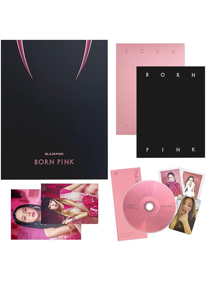 The Bros [BORN PINK] (PINK Ver.) CD + Photobook + Envelope + Lyrics Paper + Large Photocard + Postcard + Instant Films + Selfie Photocard + 2 Pin Badges + 4 Extra Photocards - Image 1