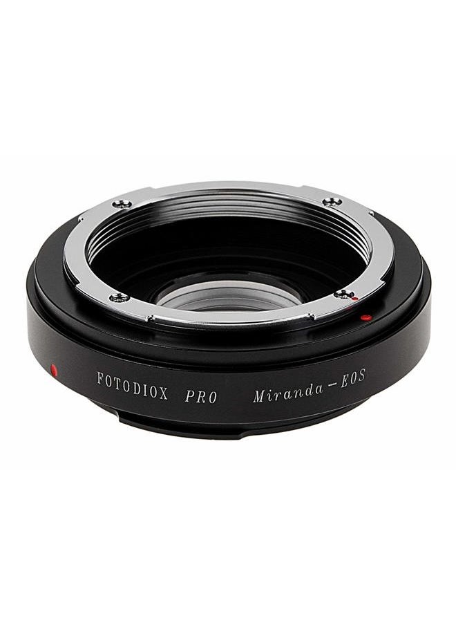 Fotodiox - Pro Lens Mount Adapter, for Miranda (MIR) Lens to Canon EOS EF Mount DSLR Camera Body - Image 1