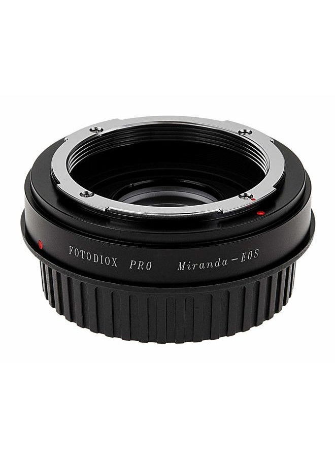 Fotodiox - Pro Lens Mount Adapter, for Miranda (MIR) Lens to Canon EOS EF Mount DSLR Camera Body - Image 1