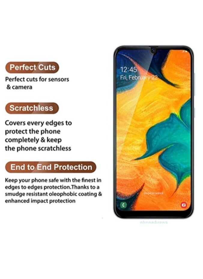 vesus Screen Protector Glass Full Glue Screen Guard Anti Explosion 2.5D for Samsung Galaxy A31 & M31, - Image 3