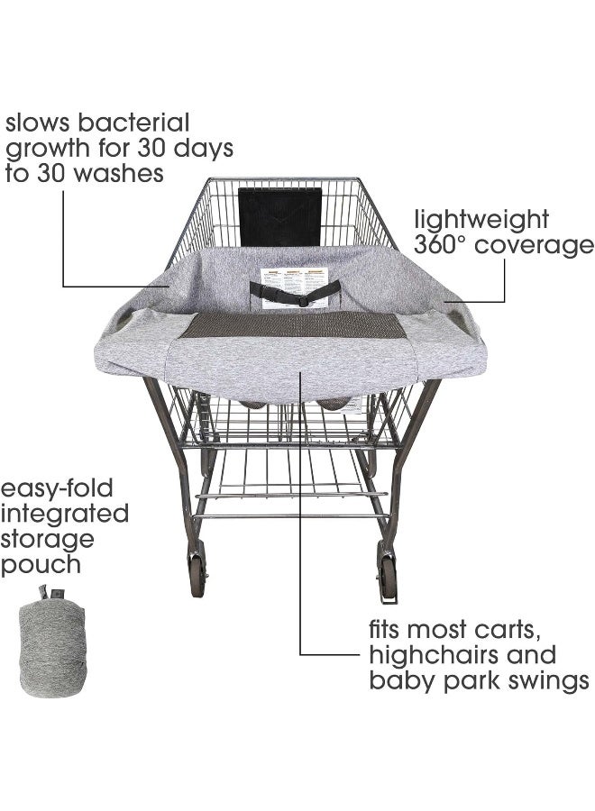 Boppy Antibacterial Compact Shopping Cart Cover - Image 2