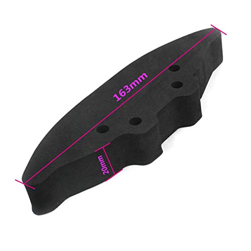 BONRI ShareGoo Front Foam Bumper,Aluminum Bumper Rail Upper Plate Compatible with HSP Redcat Racing 1/10 RC Drift Car Lightning EP Drift/EPX Pro/STK Lightning STR - Image 4