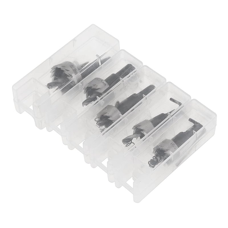 ChgImposs 5Pcs 16-30mm 5/8-Inch to 1-3/16 Inch HSS Hole Saw Cutter, Drill Bits Set Heavy Duty Tool Kit for Stainless Steel, Aluminum Alloy, Plastic and Wood - Image 3