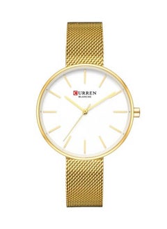 Women's Waterproof Simple Stainless Steel Mesh Band Quartz Watch 9042