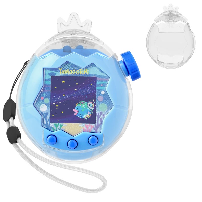 SGHLDE for Tamagotchi Paradise Clear Case and Replacement Lid Set, Ideal for DIY Fans, Collectors and Display, for Paradise Tamagotchi Accessories, with Lanyard (No Device/Film) - Image 1