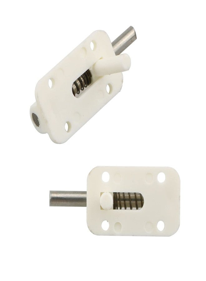 MEETOOT قفل باب قفل غطاء مظلة 2 قطعة لطائرات/قوارب RC نموذج قطع غيار، قفل غطاء قمرة القيادة الأبيض - Image 3