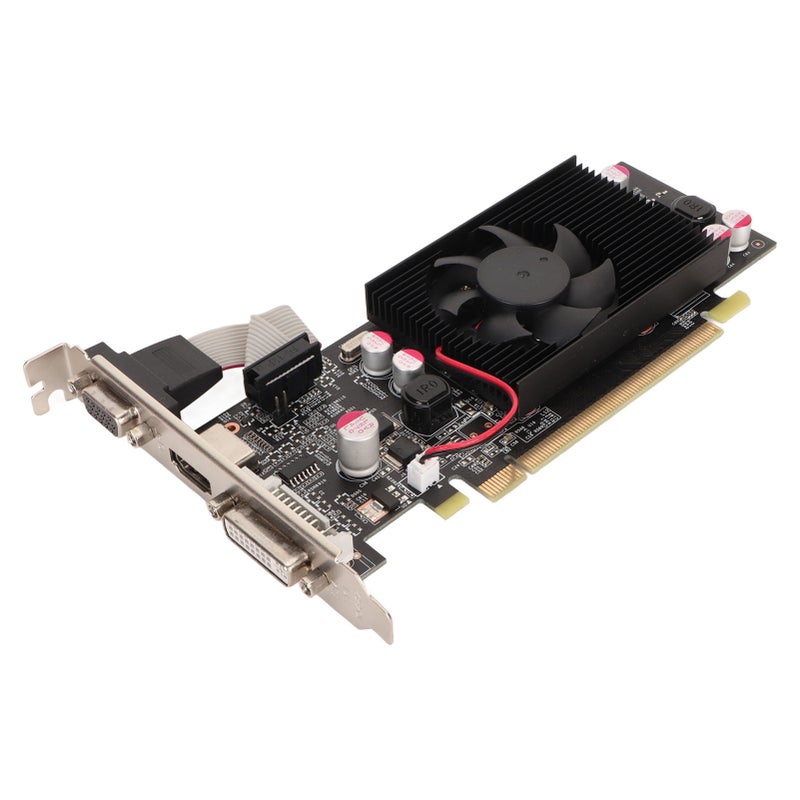 بطاقة رسومات GT210 1G DDR2 64 بت تدعم واجهات DVI و VGA ووسائط عالية الوضوح من أجل بطاقة رسومات ألعاب ديركت إكس 10.1 - Image 4
