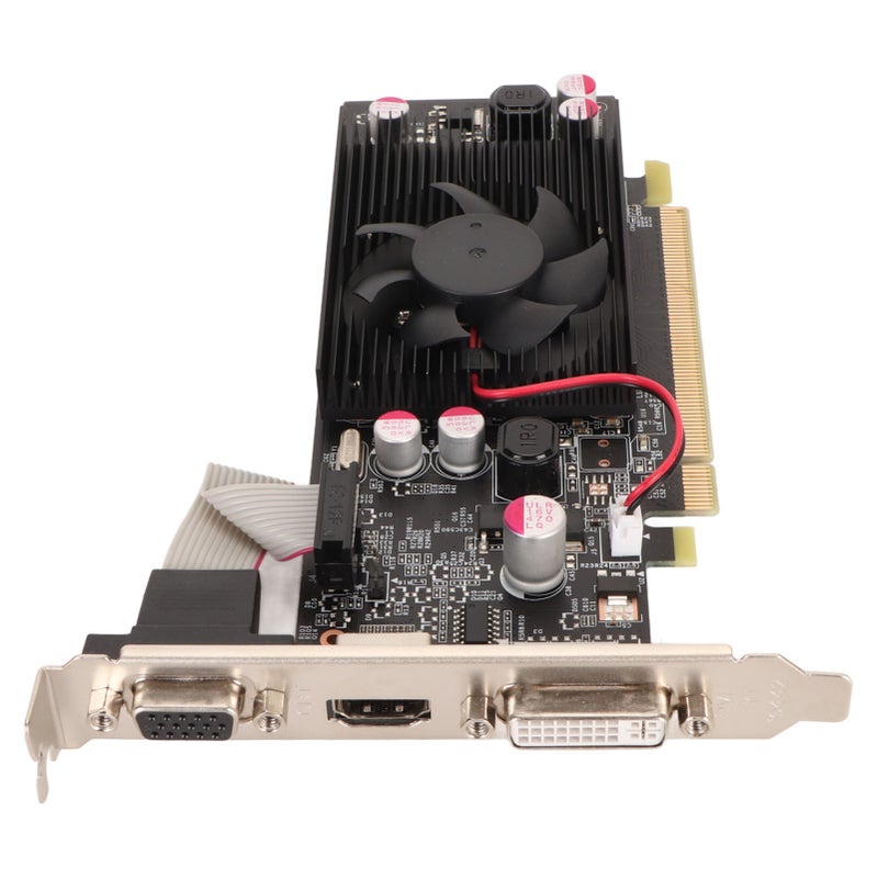 بطاقة رسومات GT210 1G DDR2 64 بت تدعم واجهات DVI و VGA ووسائط عالية الوضوح من أجل بطاقة رسومات ألعاب ديركت إكس 10.1 - Image 2
