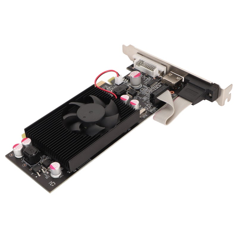 بطاقة رسومات GT210 1G DDR2 64 بت تدعم واجهات DVI و VGA ووسائط عالية الوضوح من أجل بطاقة رسومات ألعاب ديركت إكس 10.1 - Image 1