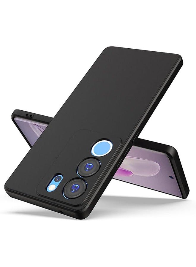 بيوينتي فيفو V30 لايت 5G الهاتف المحمول شل ، لينة تبو رقيقة حماية الهاتف المحمول شل ، ماتي السطح ، وحماية ضد السقوط ، ومكافحة بصمات الأصابع ، فيفو V30Lite 5G صدمة حماية الهاتف المحمول شل ( أسود ) - Image 4