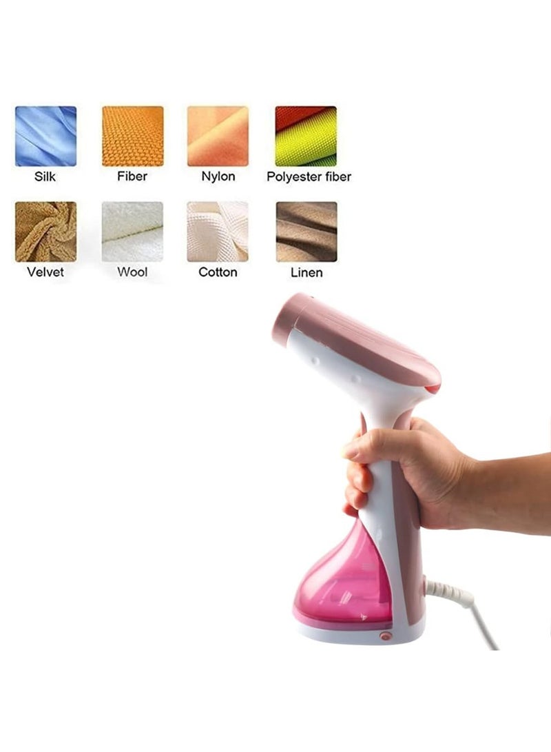 REBUNE RE-3-046 Steamer Iron Household Electric Handheld Garment Steamer Cleaner 1.7 L 1400 W RE-3-046 Pink - Image 3