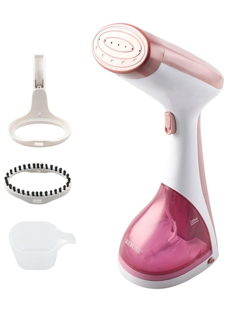 REBUNE RE-3-046 Steamer Iron Household Electric Handheld Garment Steamer Cleaner 1.7 L 1400 W RE-3-046 Pink - Image 2