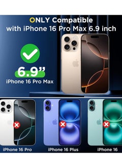 YoYoTech iPhone 16 Pro Max Case 2024 [6.9 Inches] [Anti-Yellowing] Hard Back Slim Shockproof Bumper Anti-Scratch Zero-Fingerprints Anti-scratch [Strong-Grade Protection] Protection Cover  - Image 5