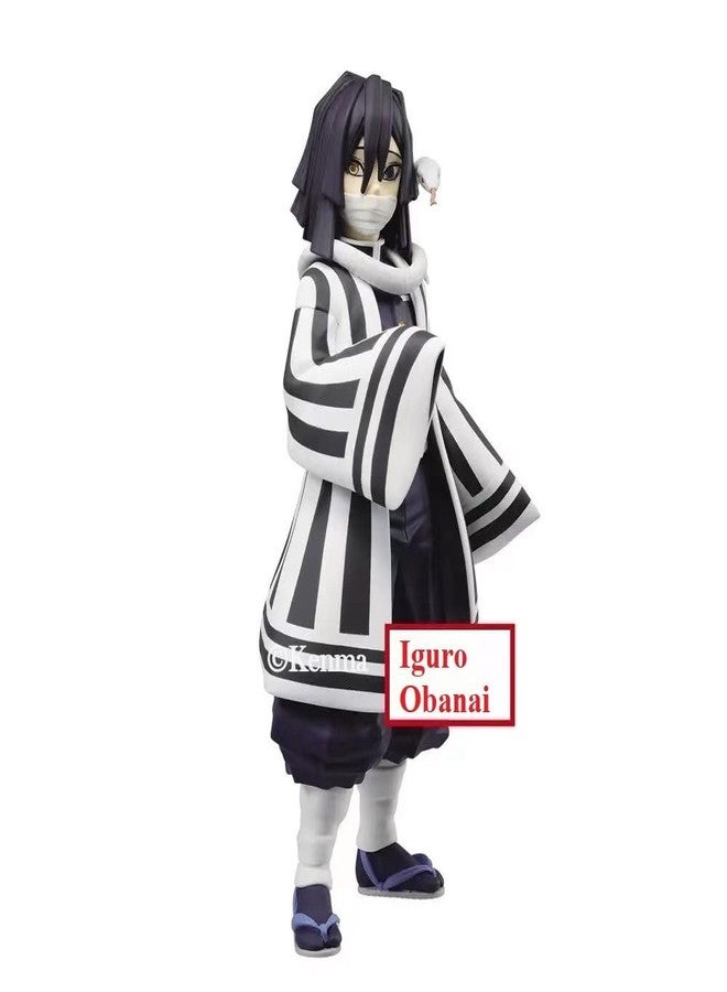 KENMA Demon Slayer Obanai Iguro Action Figure Standie Collectible Figure with Stand Weeb Manga Collectible Model Toy - Image 4