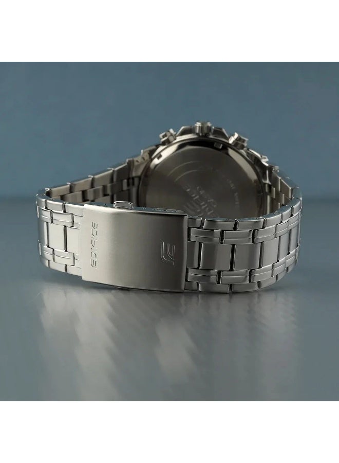 كاسيو ساعة كاسيو إيديفيس كرونوغراف قياسية للرجال من الفولاذ المقاوم للصدأ EFR-539DE-3AVUDF - Image 3