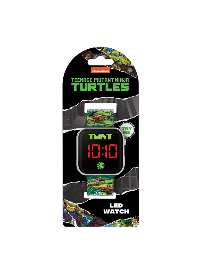 Disney Boys Digital Square Shape Silicone Wrist Watch - TMR4146 - 35 Millimeter