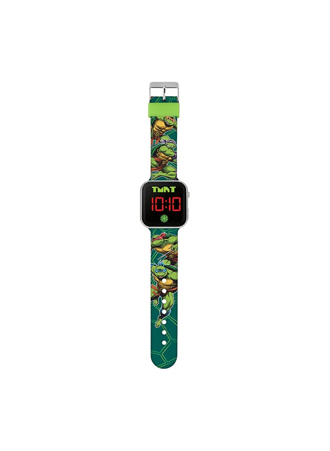 Disney Boys Digital Square Shape Silicone Wrist Watch - TMR4146 - 35 Millimeter - Image 2