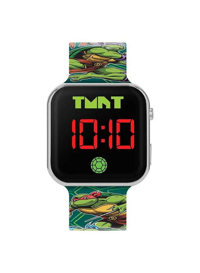 Disney Boys Digital Square Shape Silicone Wrist Watch - TMR4146 - 35 Millimeter - Image 1
