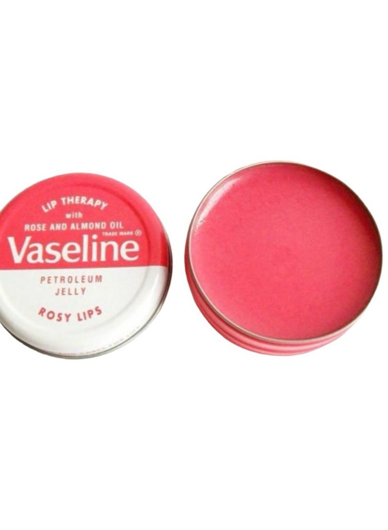 فازلين مرطب شفاه ليب ثيرابي روزي ليبس 4 قطعه - Image 2